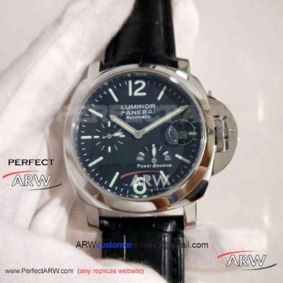 Perfect Replica Panerai Luminor Power Reserve - 44mm Polished Steel Watch PAM01090